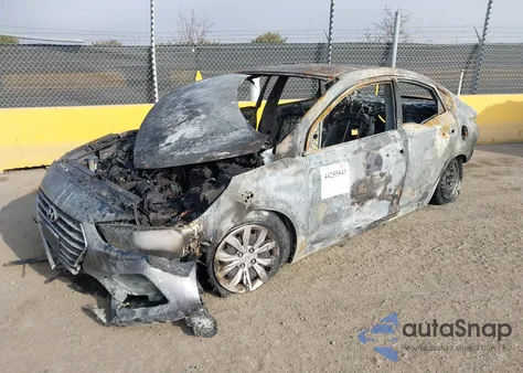 2020 Hyundai Accent Se from USA, damaged, VIN 3KPC24A62LE116331